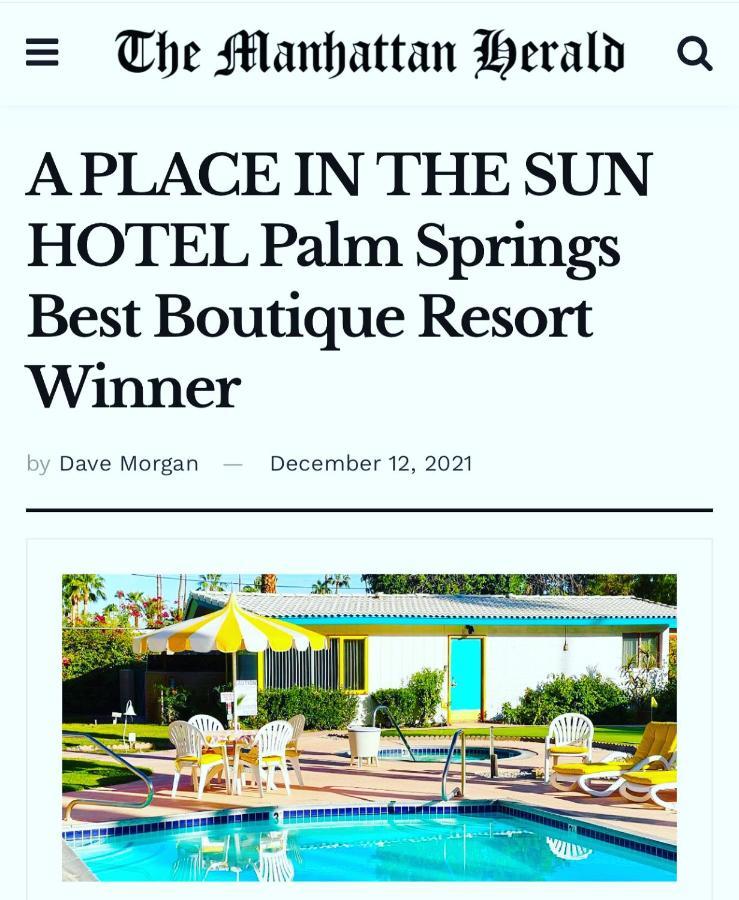 A Place In The Sun Hotel - Adults Only Big Units, 24H Heated Pool & Spa In 1 Acre Park Prime Location, Dog Friendly, Top Midcentury Modern Boutique Hotel Palm Springs Exterior foto